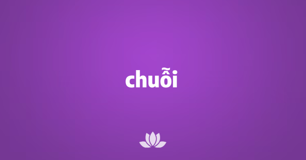 Chuỗi